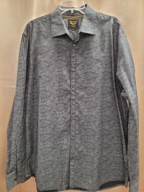 PME LEGEND Men's Long-Sleeve Button-Up Shirt - Heather Gray